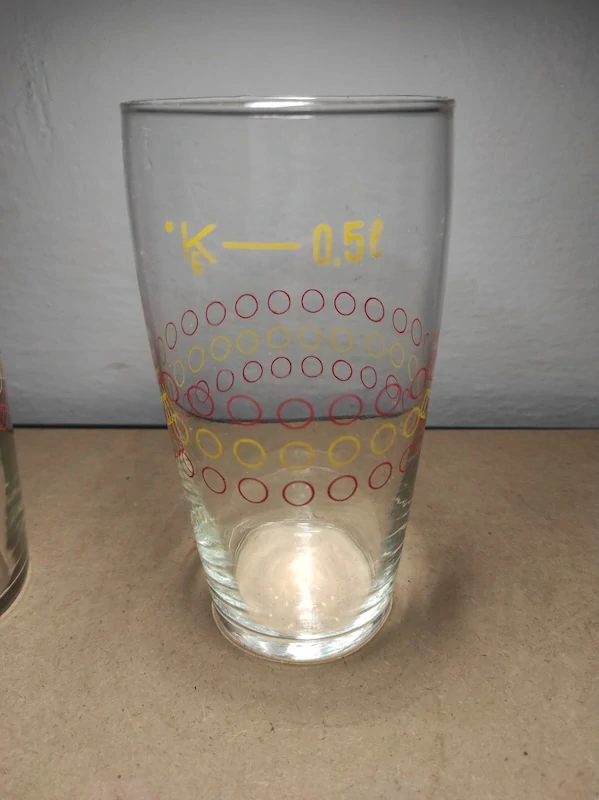 Retro pivní sklenice K6 - 0,5L