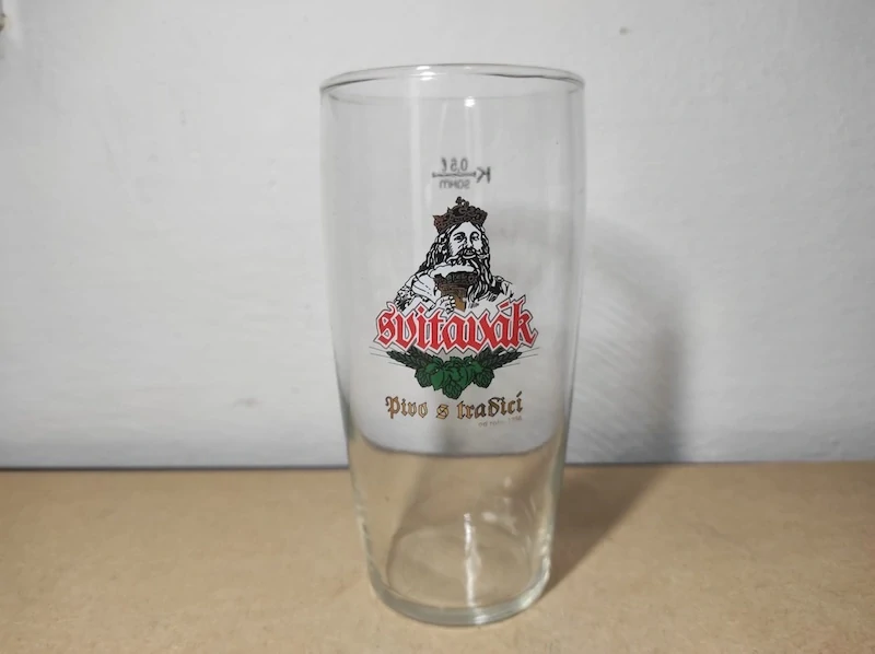 Retro pivní sklenice - Svitavák 