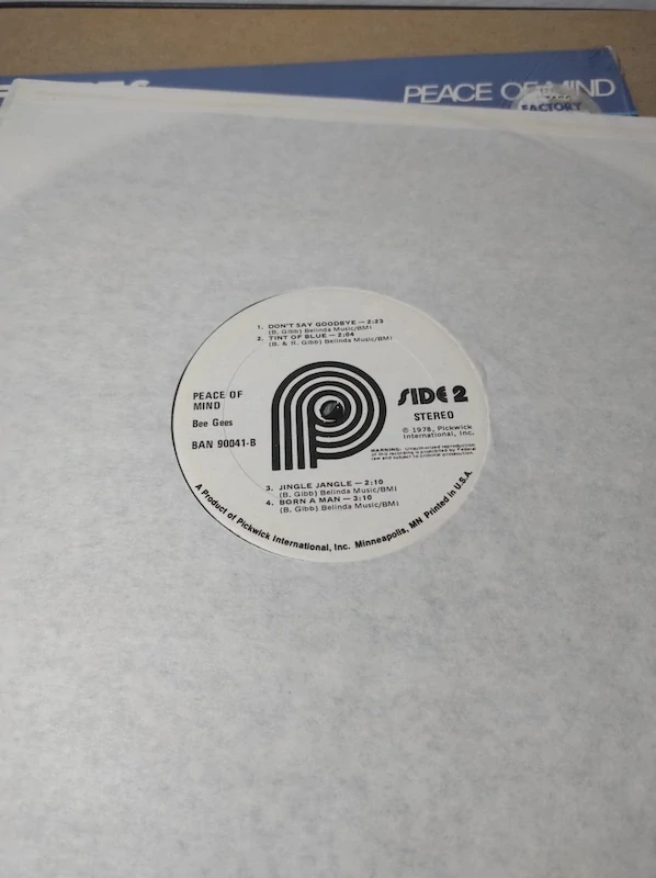 LP Bee Gees - Peace Of Mind 