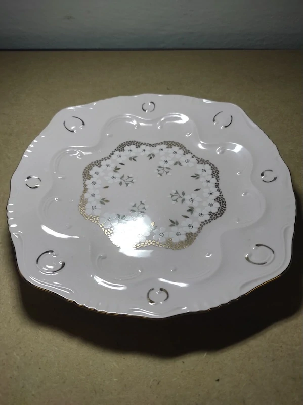 Talířek růžový porcelán 