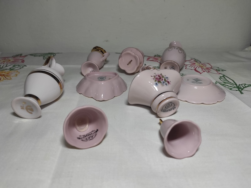 Mix růžový porcelán 