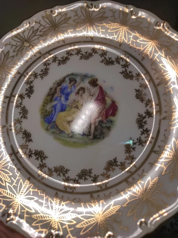 Dezertní talíře - Tři grácie - Horní Slavkov 