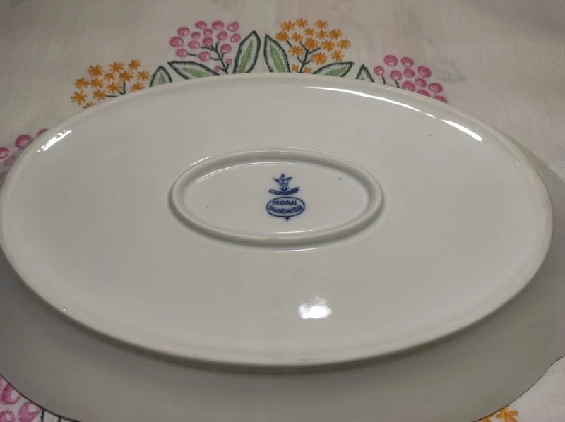 Ovalný tác - podnos - cibulák Dubí 