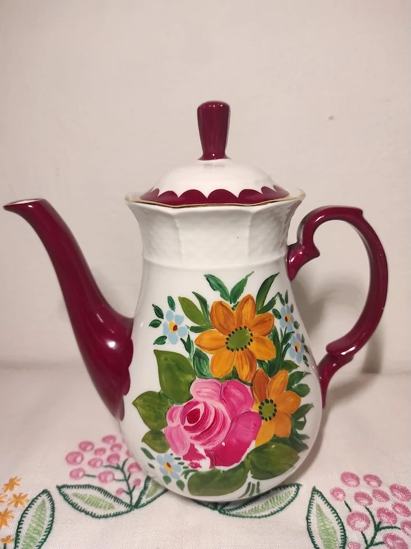 Čajový malovaný servis Ditmar Urbach 