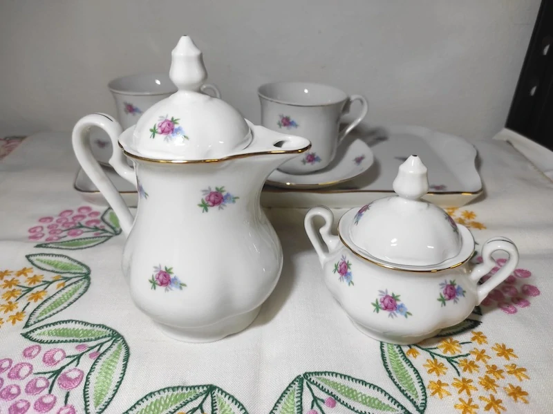 Kávová přátelská souprava - Leander 1946 