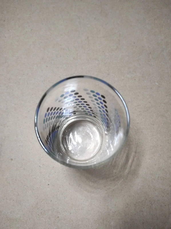 Retro sklenice od hořčice 