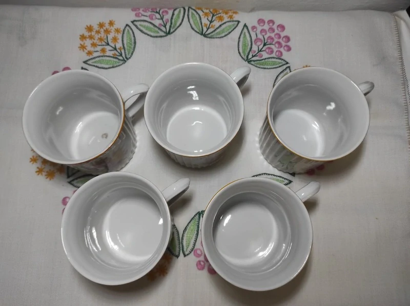 Retro hrničky Dubí 5 ks