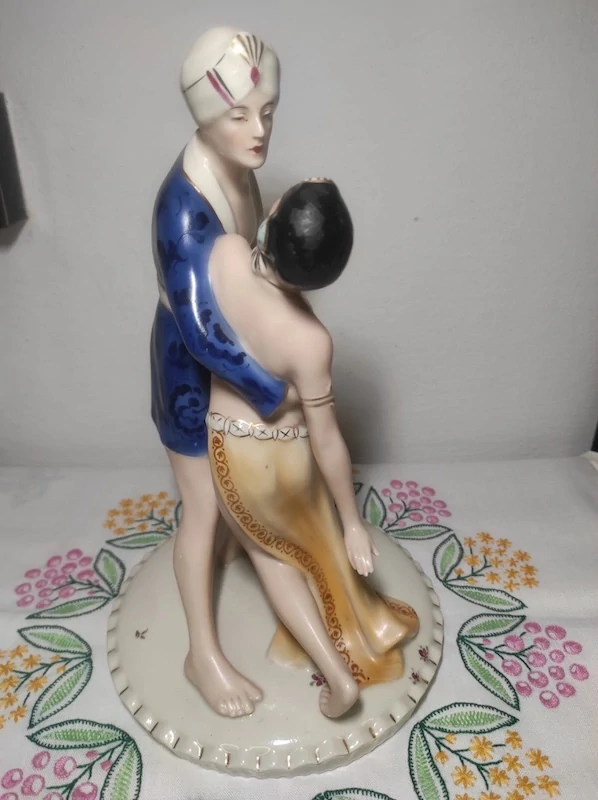 Taneční pár, Art Deco, Royal Dux