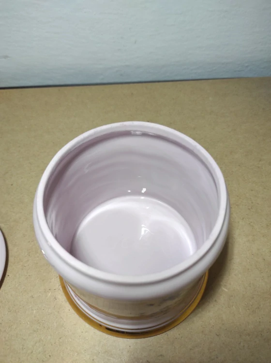 Růžový porcelán cukřenka H&C