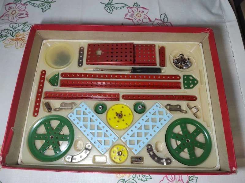 Stavebnice Merkur – retro set (3 patra)