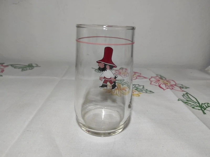 Retro sběratelská sklenička - Rumcajs