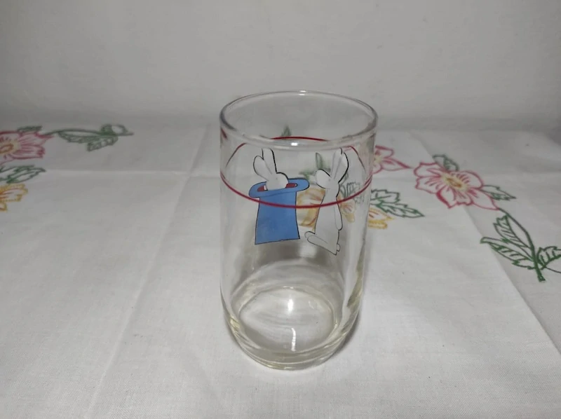 Retro sběratelská sklenička - Bob a Bobek