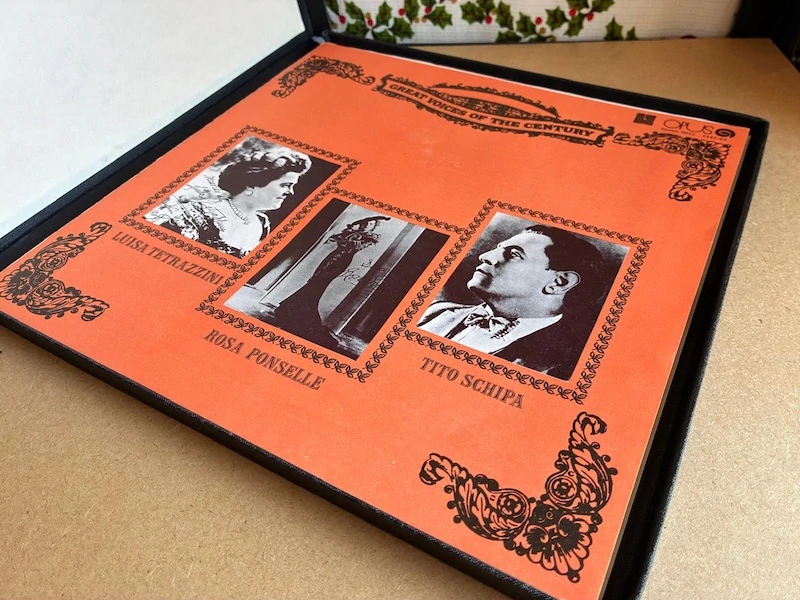 3LP box – Luisa Tetrazzini, Rosa Ponselle, Tito Schipa