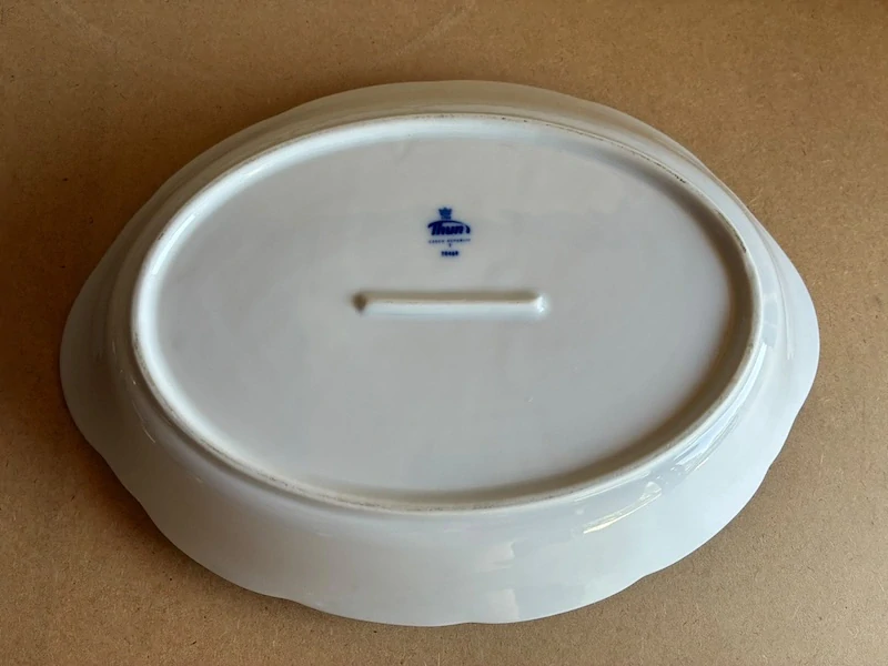 Porcelánová mísa – cibulák Thun
