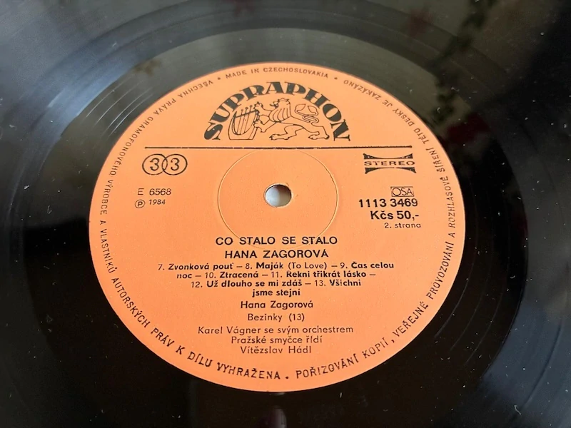 LP Hana Zagorová – Co stalo se stalo