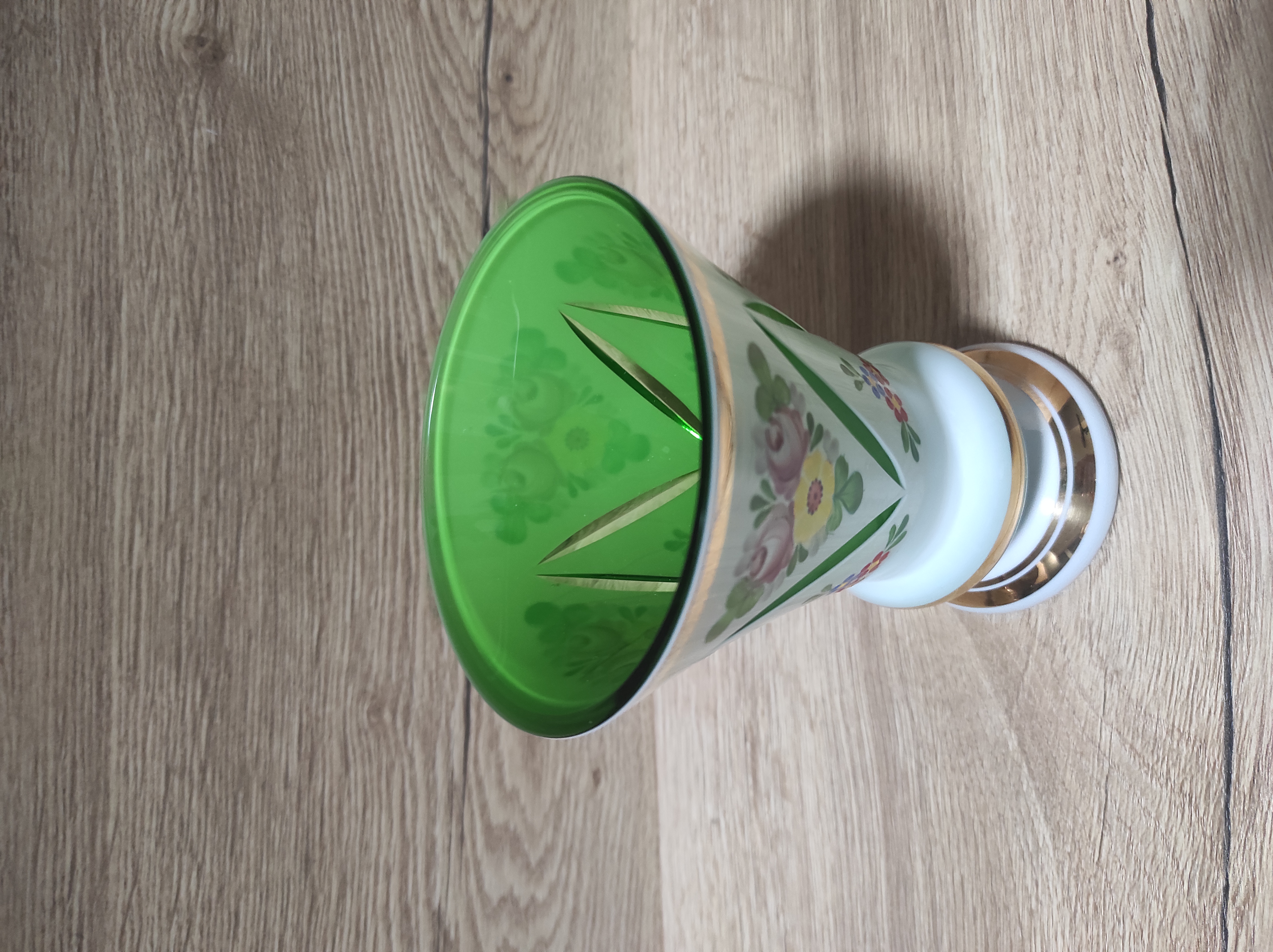 Váza přejímané sklo