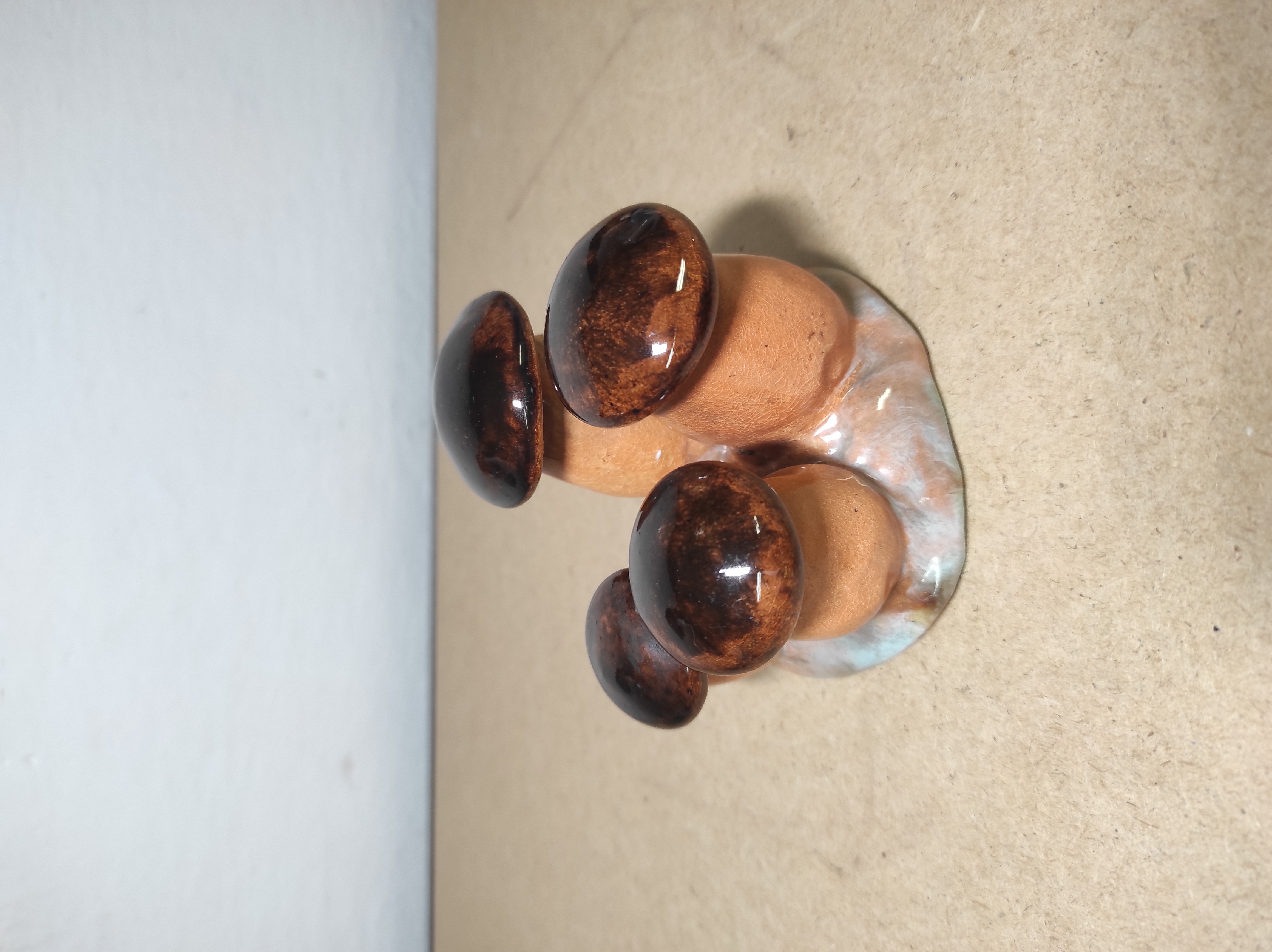 Hřiby - dekorativní keramika 