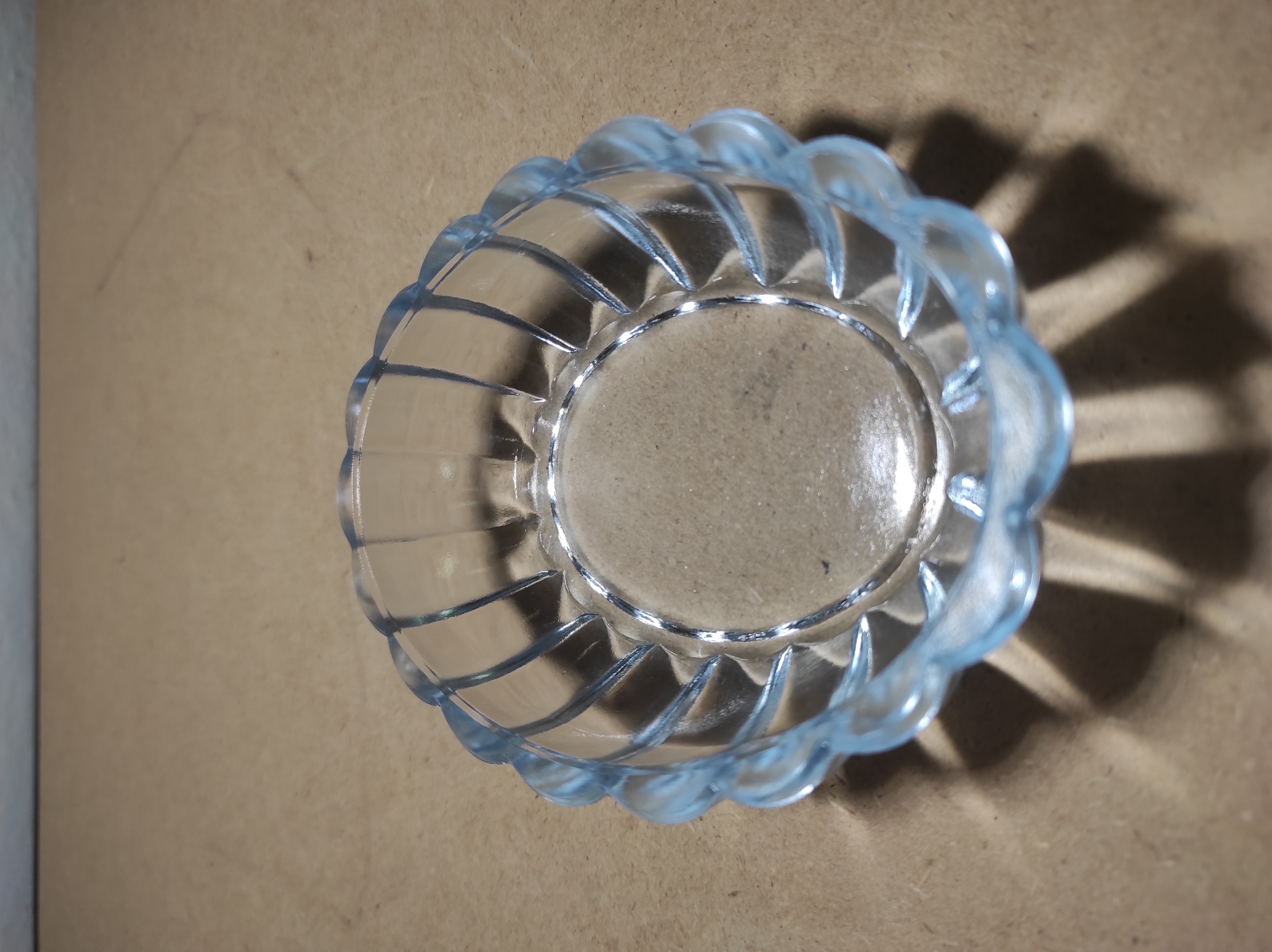 Skleněná dóza Holubice 