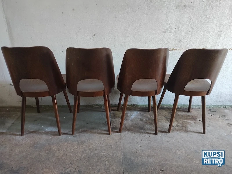 Židle TON 515 Oswald Haerdtl 4 ks