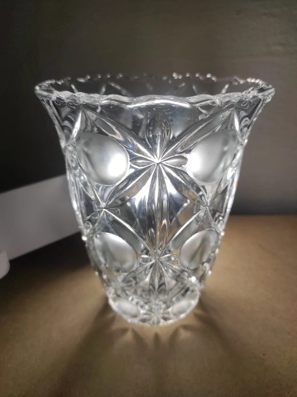 Retro skleněná váza 