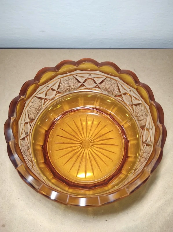 Mísa broušené sklo 