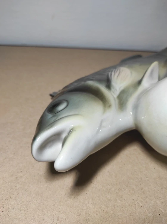 Royal dux porcelánová soška ryba