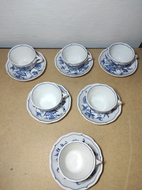 Cibulák Dubí - Mocca šálky s podšálkem 