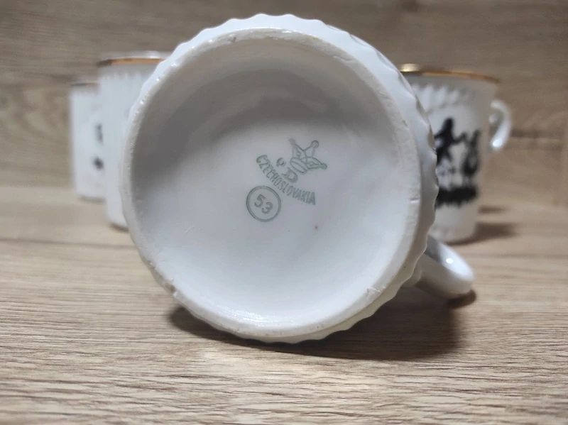 Retro hrníčky Rokoko, Dubí 