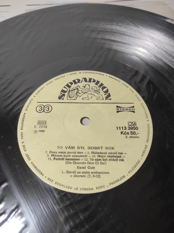 LP Karel Gott - To vám byl dobrý rok