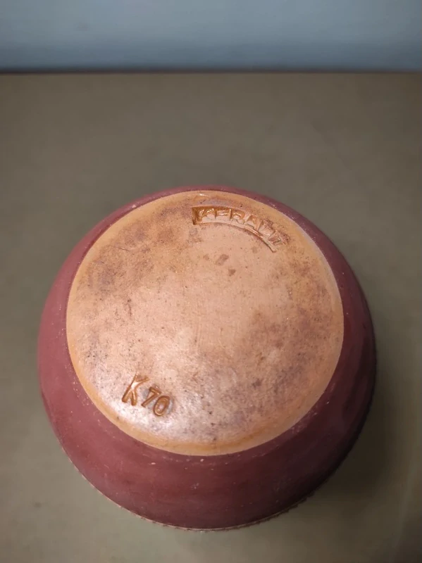 Retro keramická váza - Keralit 