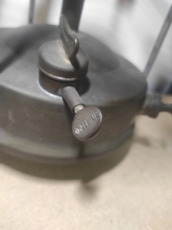 Starý hořák - vařič Optimus Sweden 