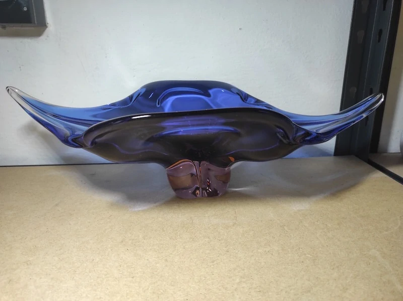 Luxusní mísa hutní sklo Josef Hospodka 