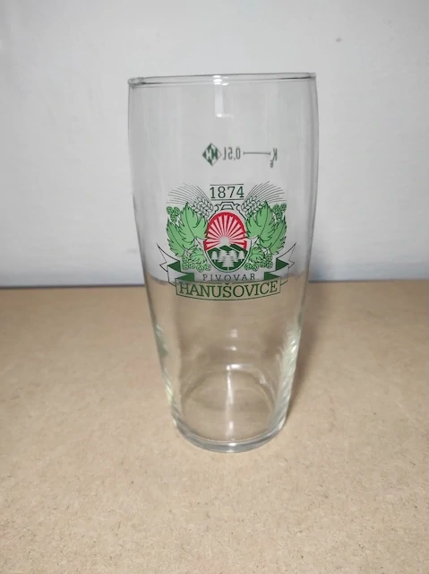 Pivní sklenice - Hanušovice 