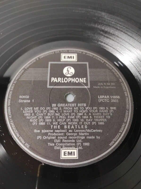 LP The Beatles - 20 Greatest Hits 