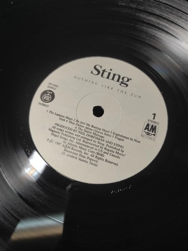 Sting - Nothing Like The Sun 