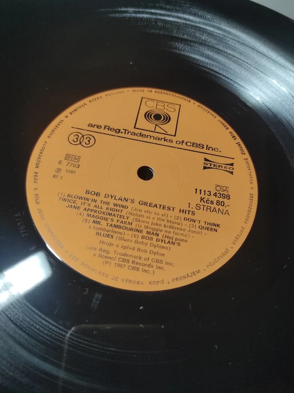 LP - Bob Dylan Greatest Hits 