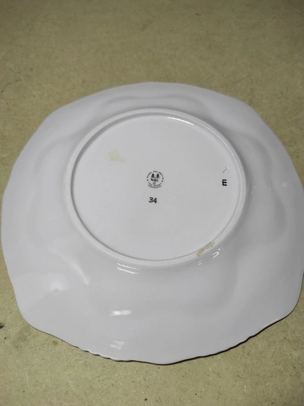 Talířek růžový porcelán 