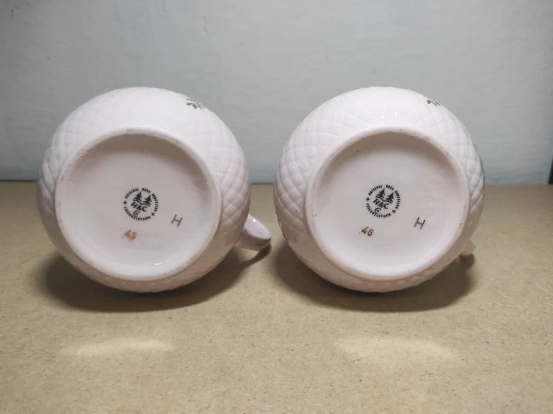 Růžový porcelán H&C - Hrníčky 
