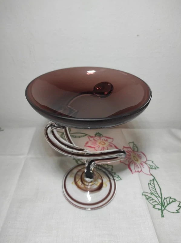 Designová skleněná miska Josefina Krosno 