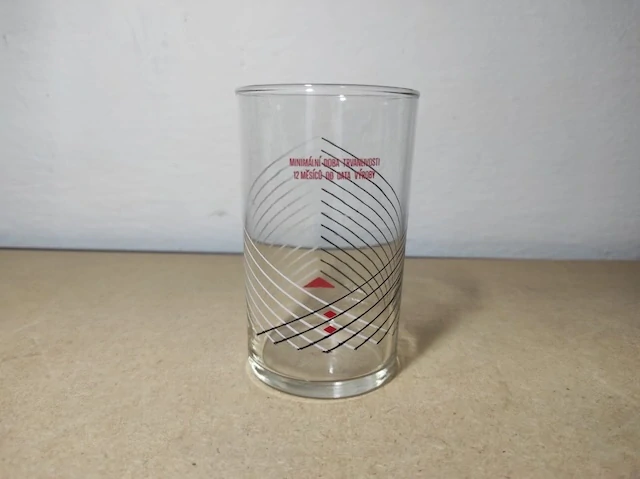 Retro sklenička 