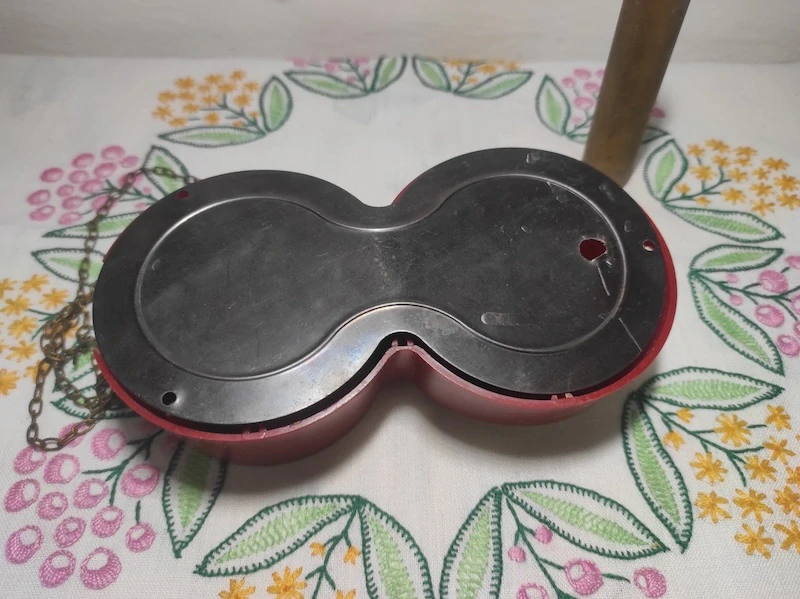 Retro plastové nástěnné hodiny Prim - Sova 