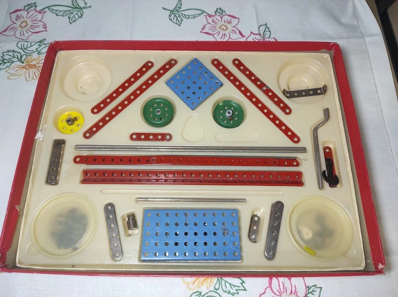 Stavebnice Merkur – retro set (3 patra)