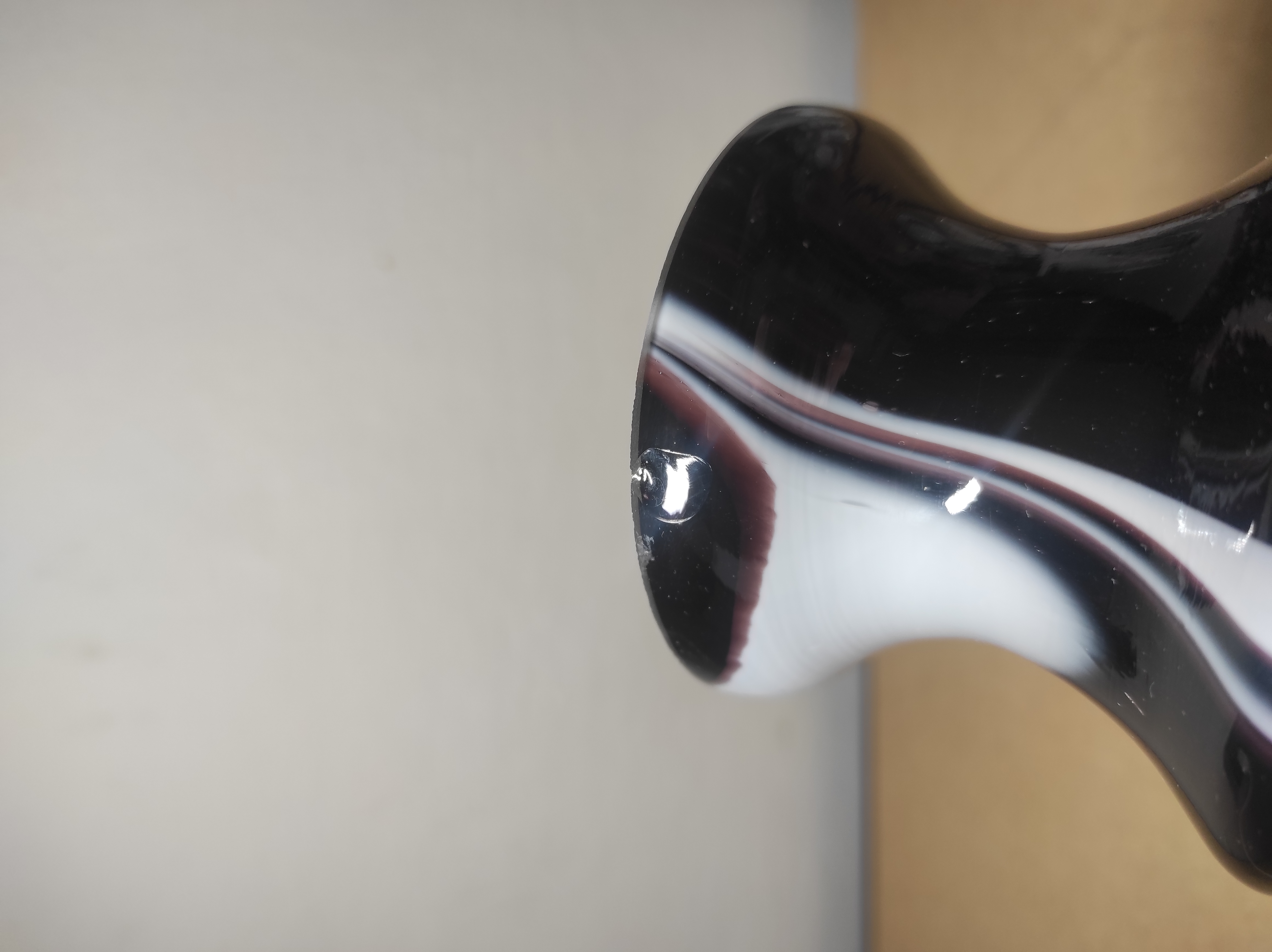 Retro skleněná váza 