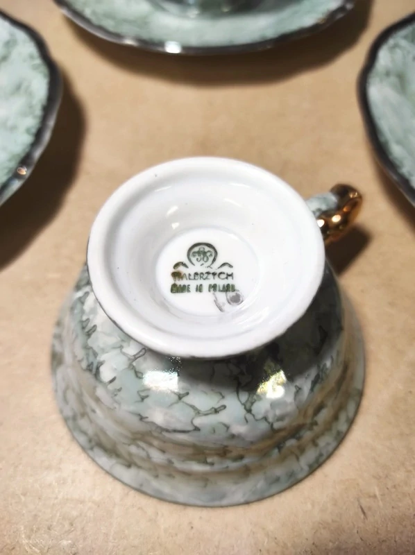 Porcelánový kávový servis Walbrzych