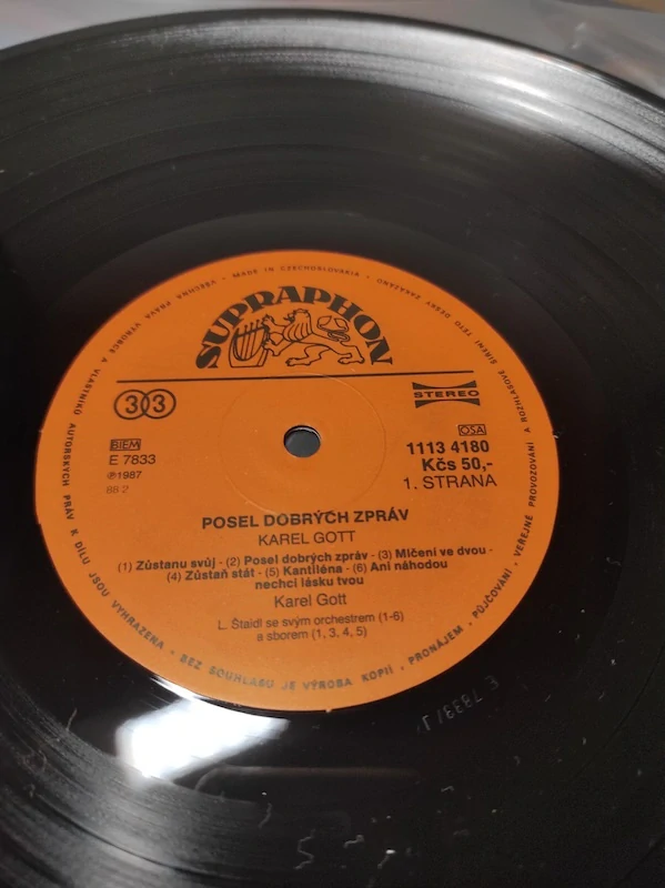 LP Karel Gott - Posel dobrých zpráv 
