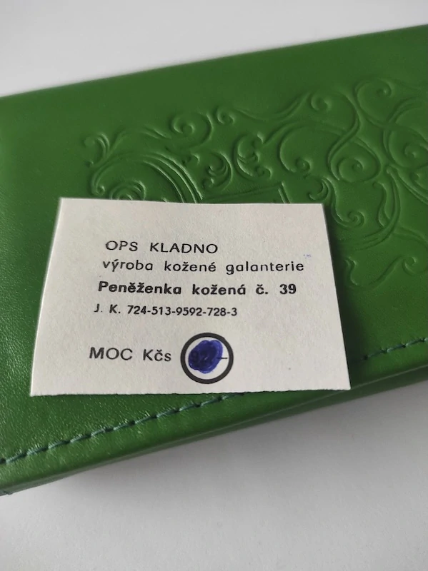 Retro dámská kožená peněženka 