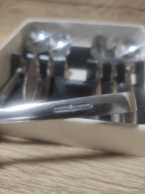 Retro sada Rostex - lžičky + kleště na cukr