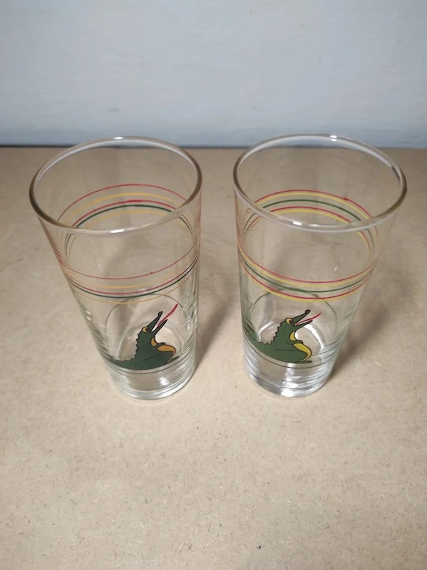 Retro skleničky od hořčice 