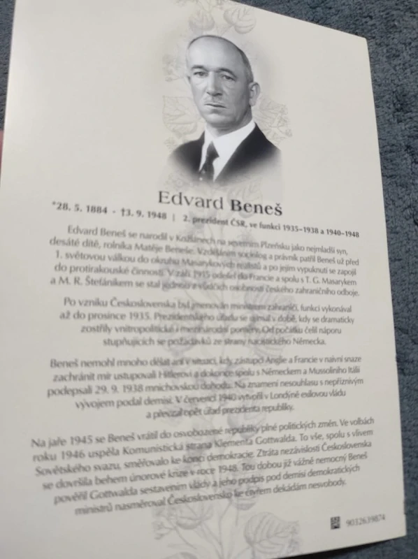 Pamětní mince - Edvard Beneš 