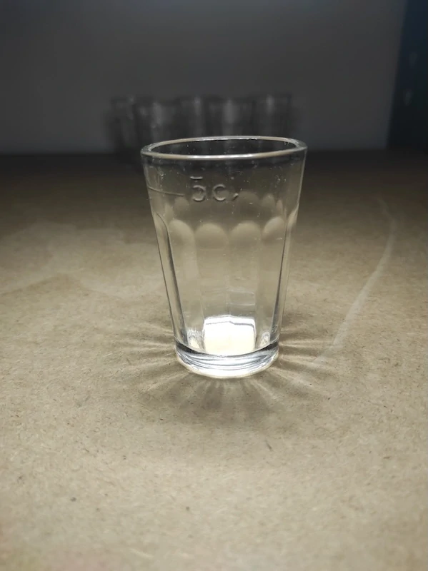 Retro poctivé hospodské panáky K - 5 cl